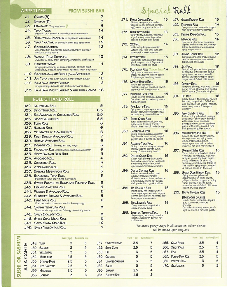 Bamboo Asian Cuisine & Sushi Bar
